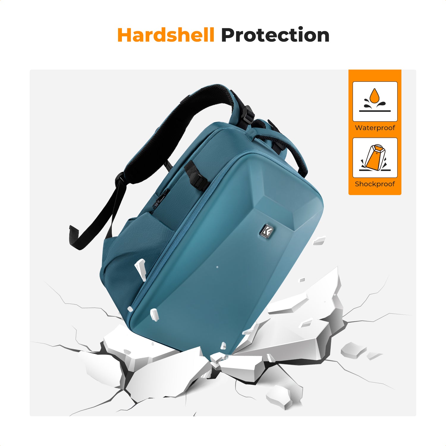 K&F Concept Camera Backpack,Hardshell Photography DSLR Camera Bag with 15-15.6 Inch Laptop Compartment Waterproof Hard Shell K&F Concept Camera Backpack,Hardshell Photography DSLR Camera Bag with 15-15.6 Inch Laptop Compartment Waterproof Hard Shell